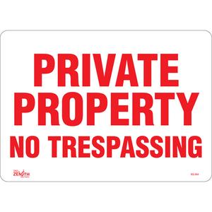 "Private Property" Sign - 010-LVJO797