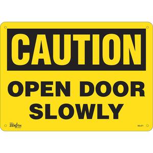 "Open Door Slowly" Sign - 010-LVJO704