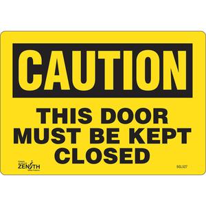 "This Door Must Be Kept Closed" Sign - 010-LVJO850