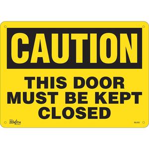 "This Door Must Be Kept Closed" Sign - 010-LVJO865
