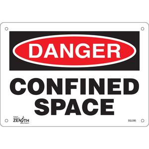 "Confined Space" Sign - 010-LVJO828