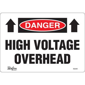 "High Voltage Overhead" Sign - 010-LVJO986