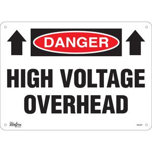 "High Voltage Overhead" Sign - 010-LVJO980