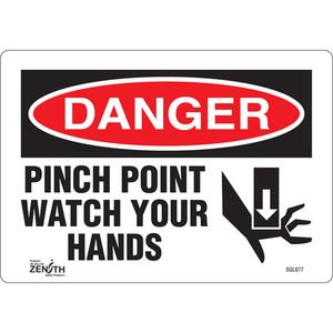 "Pinch Point" Sign - 010-LVJO900