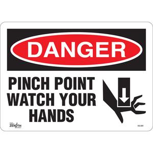 "Pinch Point" Sign - 010-LVJO913