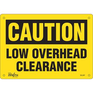 "Low Overhead Clearance" Sign - 010-LVJO920