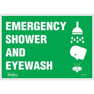 "Emergency Shower And Eyewash" Sign - 010-LVJO034