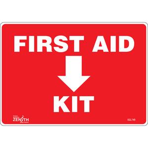 "First Aid Kit" Sign - 010-LVJO072