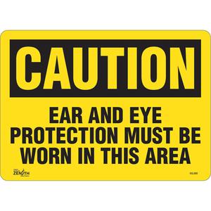 "Ear And Eye Protection" Sign - 010-LVJO113