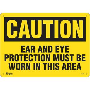"Ear And Eye Protection" Sign - 010-LVJO115