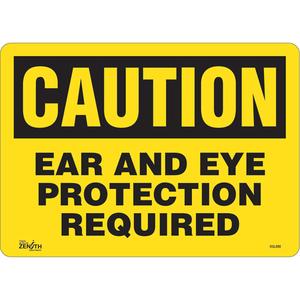 "Ear And Eye Protection" Sign - 010-LVJO119