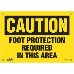"Foot Protection Required" Sign - 010-LVJO235