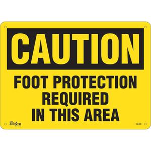 "Foot Protection Required" Sign - 010-LVJO239