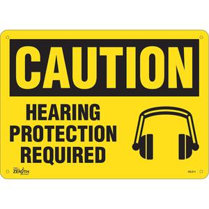 "Hearing Protection Required" Sign - 010-LVJO244