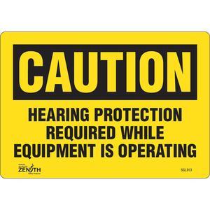 "Hearing Protection Required" Noise Hazard Sign - 010-LVJO246