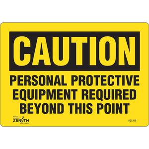 "Personal Protective Equipment Required" Sign - 010-LVJO242