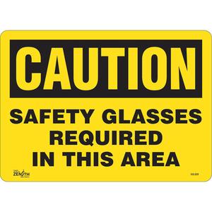 "Safety Glasses Required" Sign - 010-LVJO251