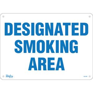 "Designated Smoking Area" Sign - 010-LVJO282