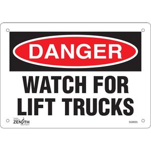 "Watch For Lift Trucks" Sign - 010-LVJP338