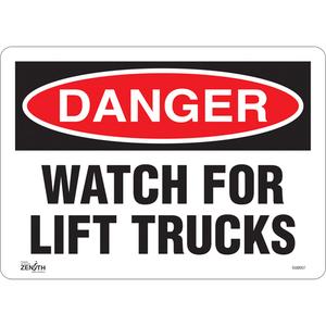 "Watch For Lift Trucks" Sign - 010-LVJP330