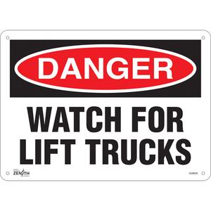 "Watch For Lift Trucks" Sign - 010-LVJP332