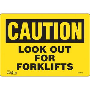 "Look Out For Forklifts" Sign - 010-LVJP349