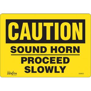 "Proceed Slowly" Sign - 010-LVJP355