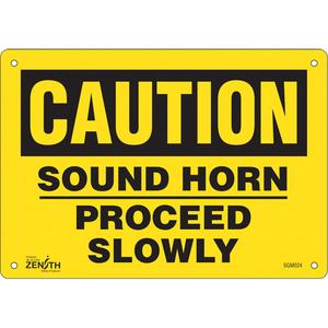 "Proceed Slowly" Sign - 010-LVJP357