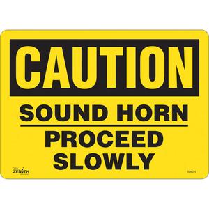 "Proceed Slowly" Sign - 010-LVJP358