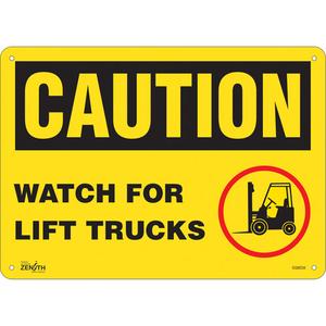 "Watch For Lift Trucks" Sign - 010-LVJP361