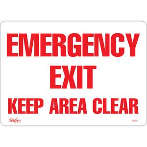"Emergency Exit" Sign - 010-LVJP390
