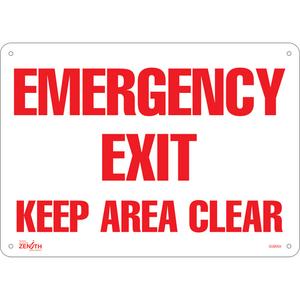 "Emergency Exit" Sign - 010-LVJP392