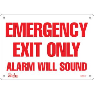 "Emergency Exit Only" Sign - 010-LVJP300