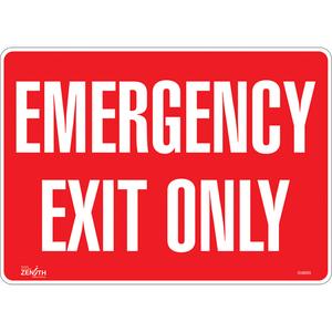 "Emergency Exit Only" Sign - 010-LVJP318