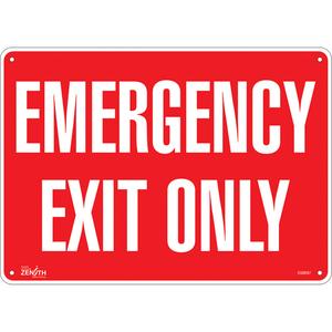 "Emergency Exit Only" Sign - 010-LVJP310