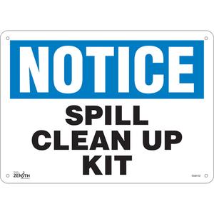 "Spill Clean Up Kit" Sign - 010-LVJP465