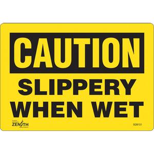 "Slippery When Wet" Sign - 010-LVJP484