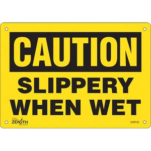 "Slippery When Wet" Sign - 010-LVJP485
