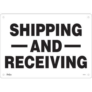"Shipping And Receiving" Sign - 010-LVJP499