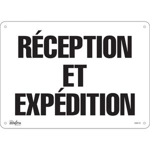 "Réception et Expédition" Sign - 010-LVJP409
