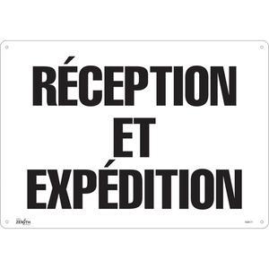 "Réception et Expédition" Sign - 010-LVJP400