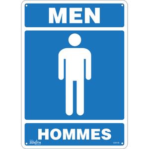 "Men - Hommes" Sign - 010-LVJP411