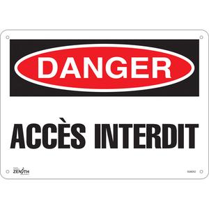 "Accès Interdit" Sign - 010-LVJP595