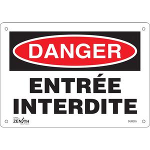 "Entrée Interdite" Sign - 010-LVJP598