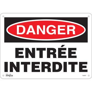 "Entrée Interdite" Sign - 010-LVJP590