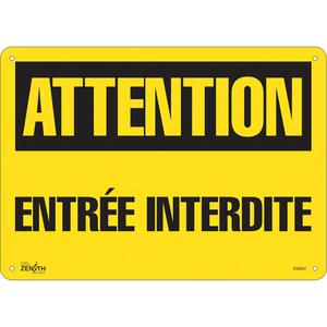 "Entrée Interdite" Sign - 010-LVJP520