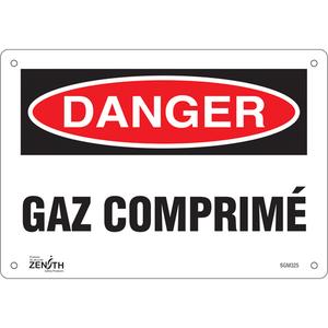 "Gaz Comprimé" Sign - 010-LVJP658