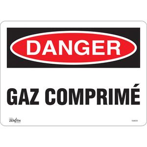 "Gaz Comprimé" Sign - 010-LVJP659