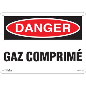 "Gaz Comprimé" Sign - 010-LVJP650