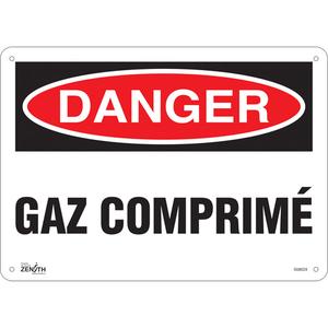 "Gaz Comprimé" Sign - 010-LVJP651